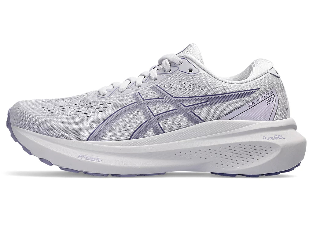 Asics Women's GEL-KAYANO 30 Running Shoes in Lilac Hint/Ash Rock