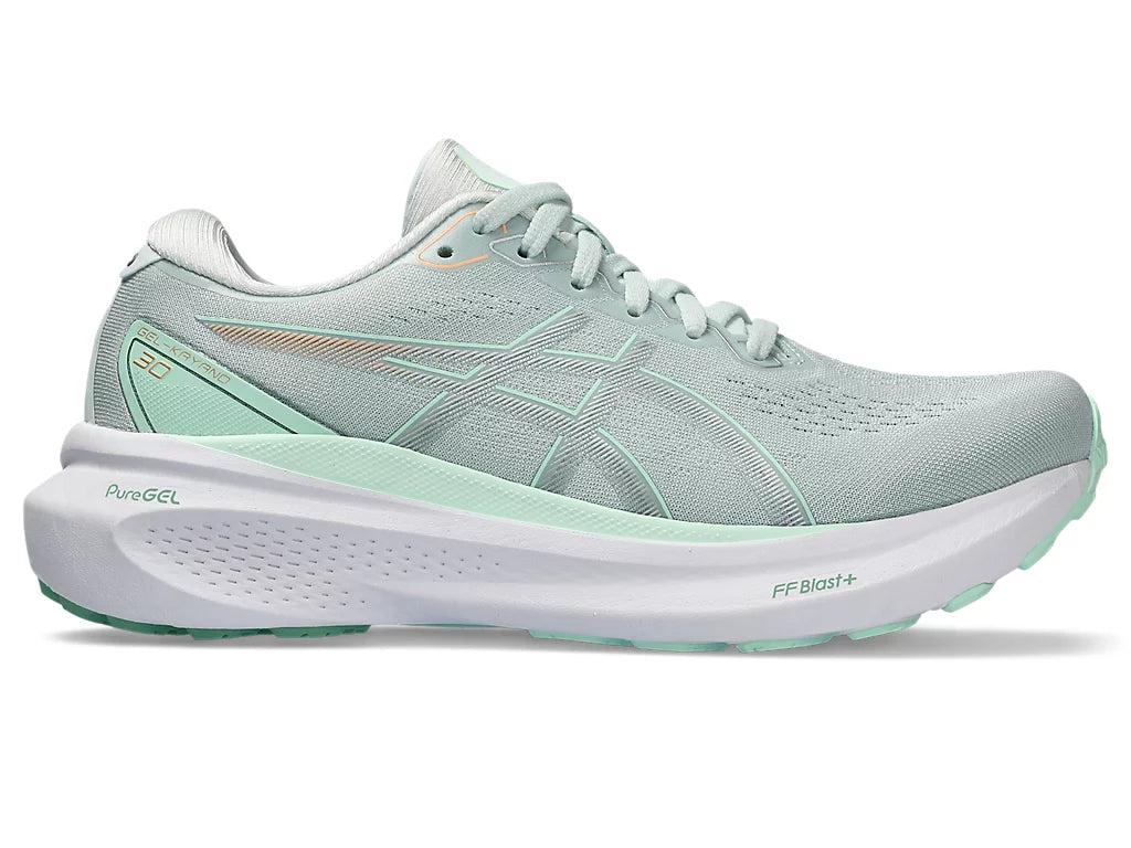 Asics Women's GEL-KAYANO 30 Running Shoes in Pale Mint/Mint Tint