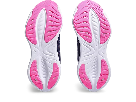 Asics Women's GEL-CUMULUS 25 Wide (D) Running Shoes in Deep Ocean/Lilac Hint