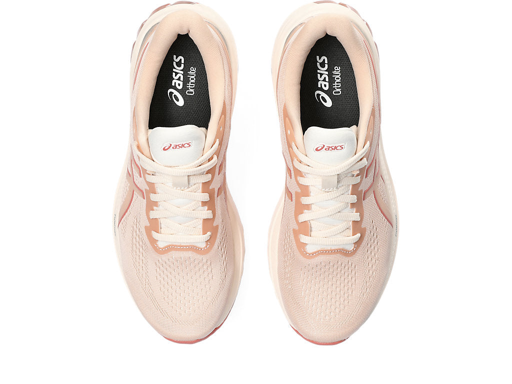 Asics Women's GT-1000 12 Running Shoes in Pale Apricot/Light Garnet