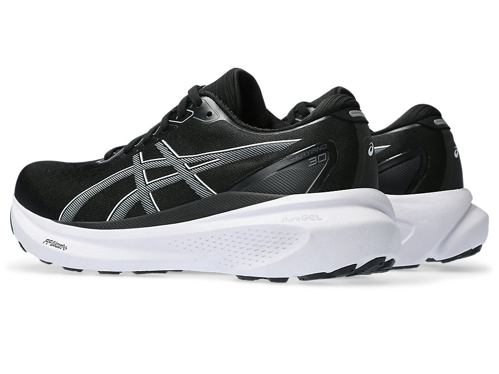 Asics Women's GEL-KAYANO 30 Narrow (2A) Running Shoes in Black/Sheet Rock
