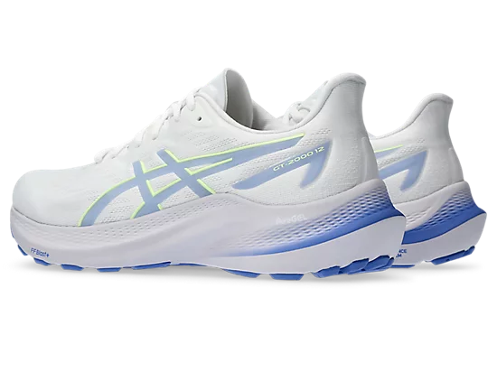 Asics Women's GT-2000 12 Running Shoes in White/Sapphire