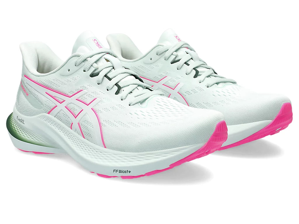 Asics Women's GT-2000 12 Running Shoes in Pure Aqua/White