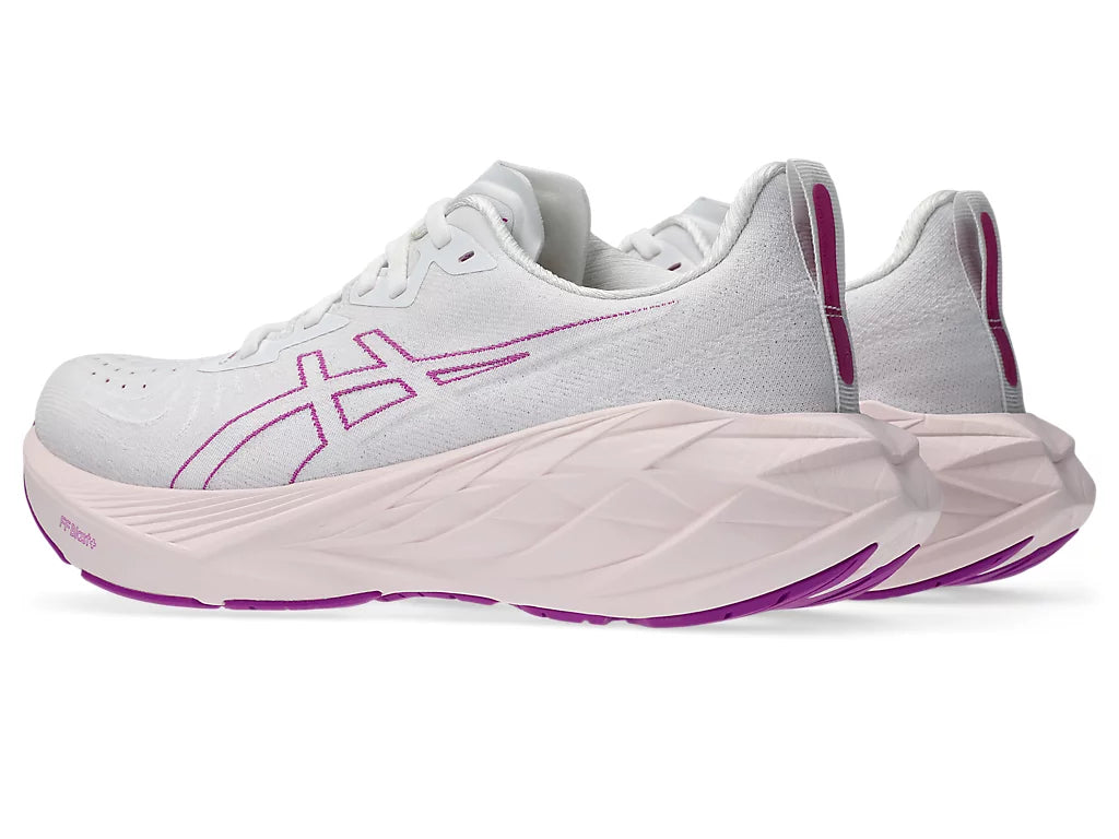 Asics Women's NOVABLAST 4 Running Shoes in White/Soothing Sea