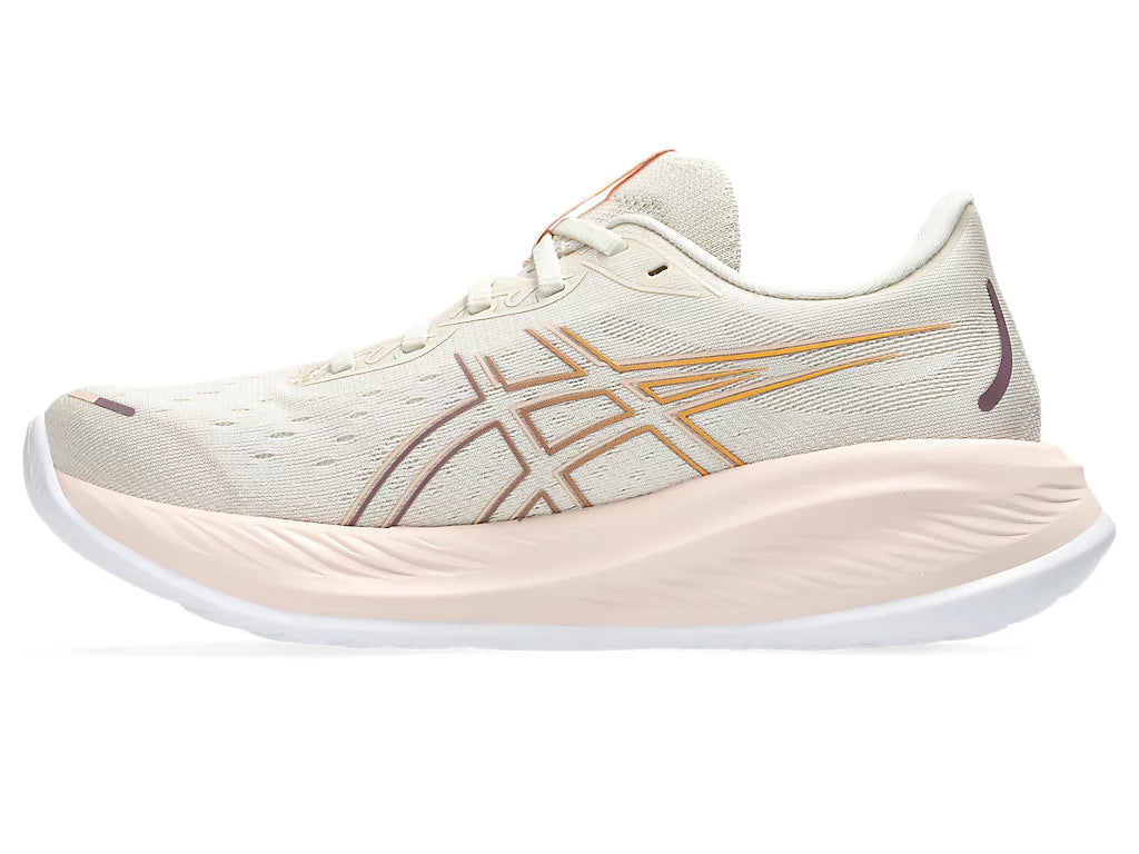 Asics Women's Gel-Cumulus 26 Running Shoes in Oatmeal/Dusty Mauve