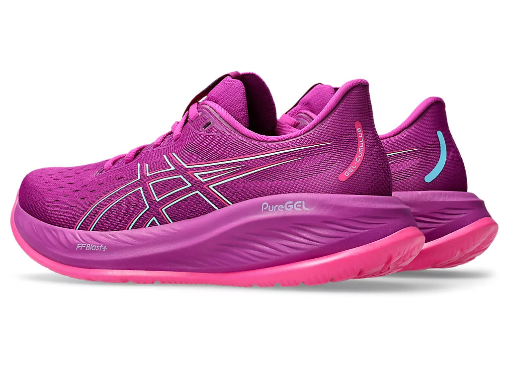 Asics Women's Gel-Cumulus 26 Running Shoes in Bold Magenta/Bright Cyan