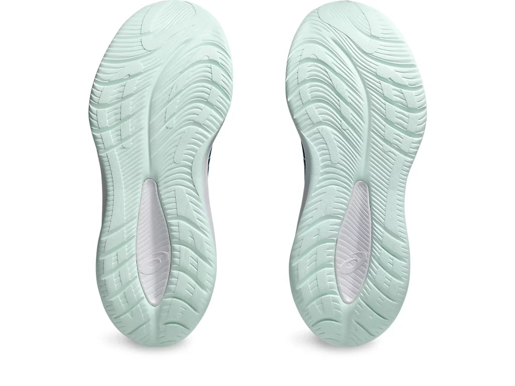 Asics Women's GEL-CUMULUS 26 Wide (D) Running Shoes in Rich Teal/Pale Mint