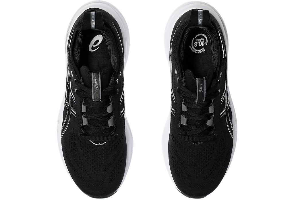 Asics Women's GEL-NIMBUS 26 Running Shoes in Black/Graphite Grey