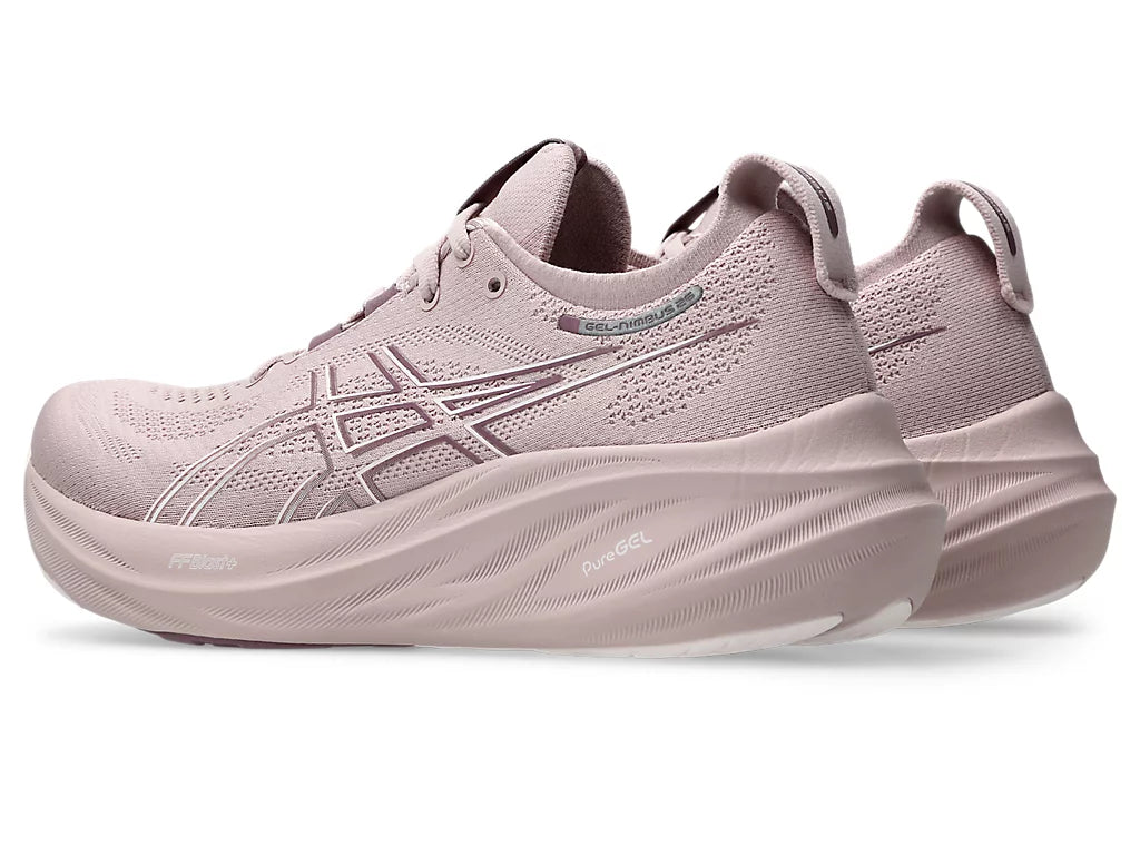 Asics Women's GEL-NIMBUS 26 Running Shoes in Watershed Rose/White