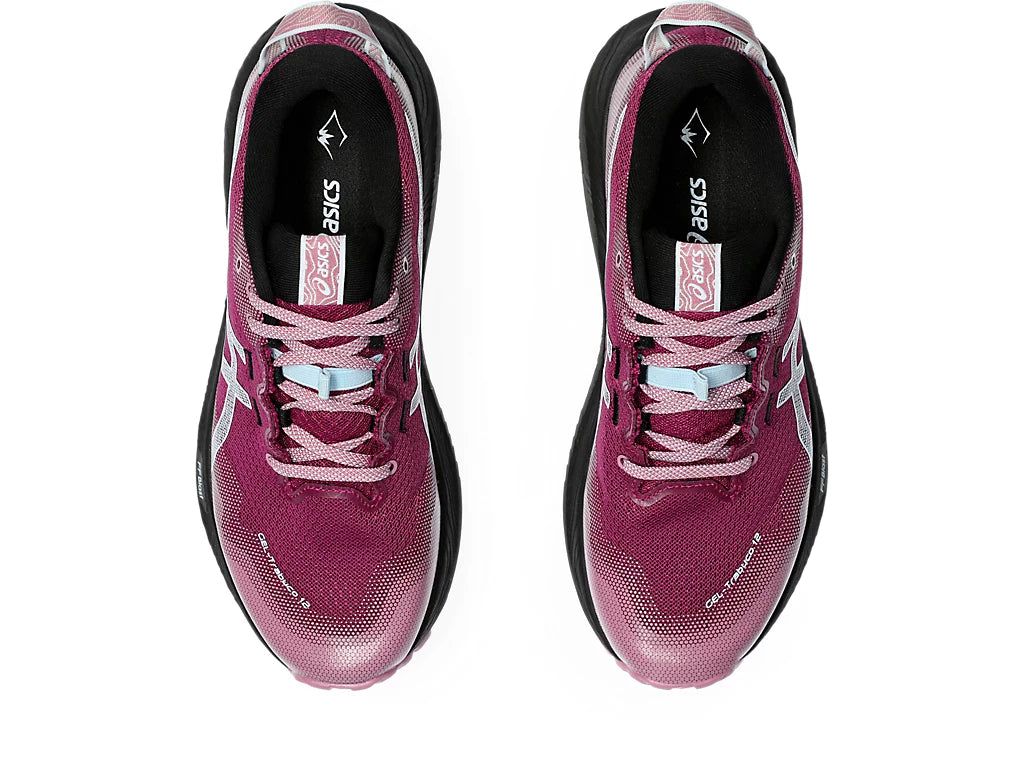 Asics Women's GEL-Trabuco 12 Running Shoes in Blackberry/Light Blue