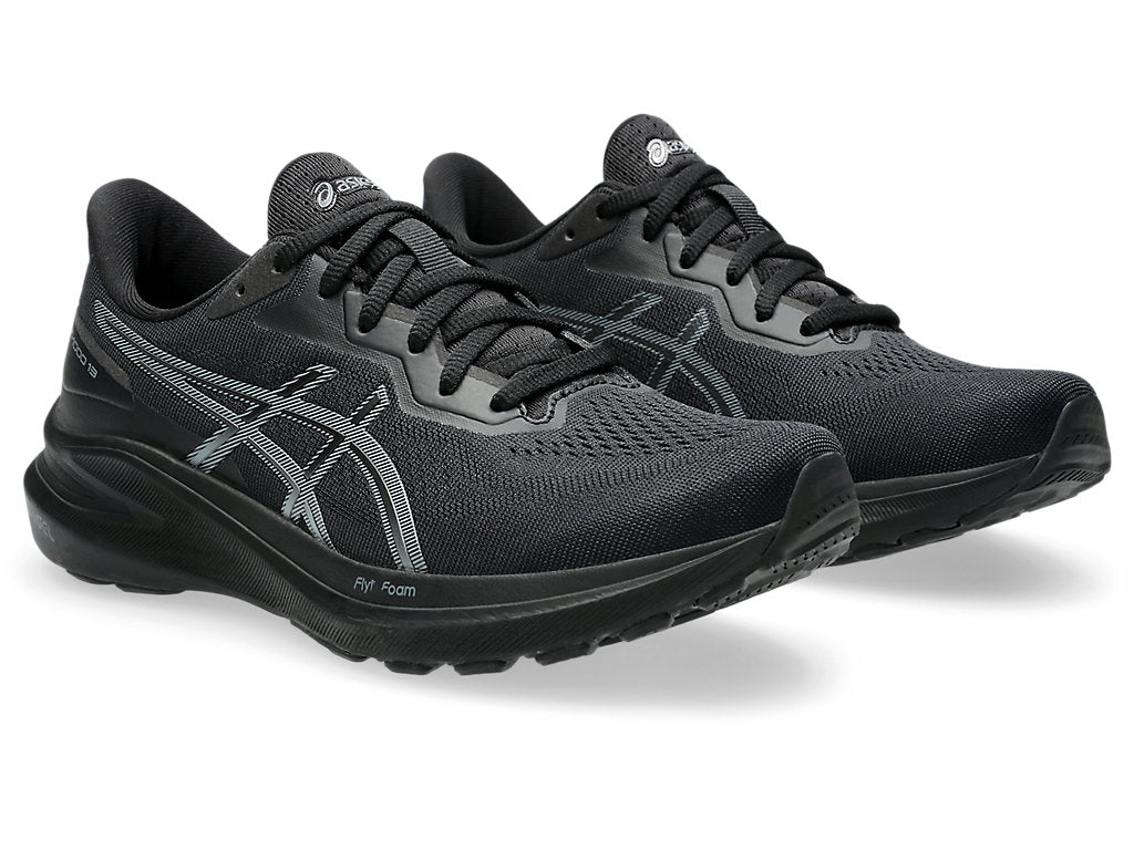 Asics Women's Gt-1000 13 Running Shoes in Black/Steel Grey