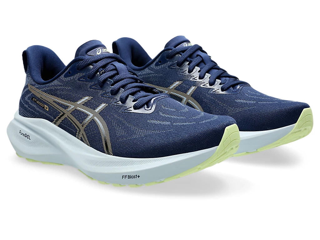 Asics Women's GT-2000 13 Running Shoes in Blue Expanse/Champagne