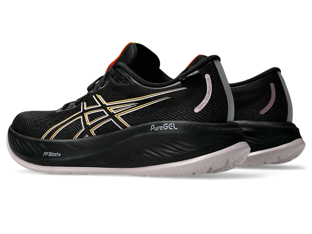 Asics Women's GEL-CUMULUS 26 GTX Running Shoes in Black/Stadium Orange