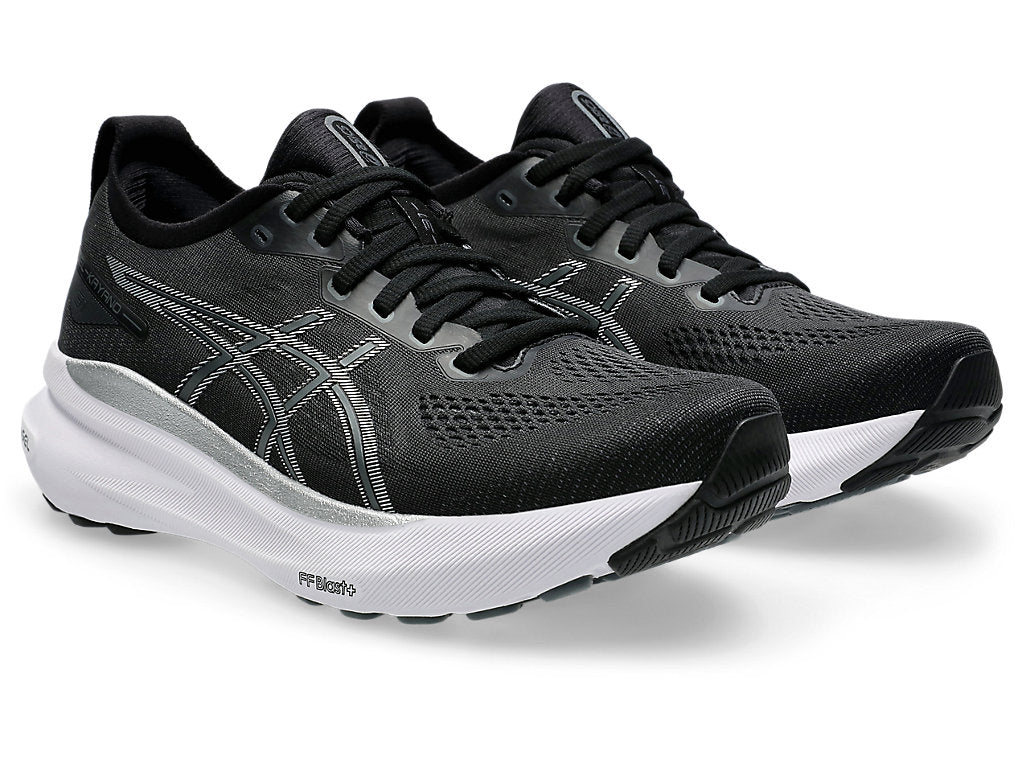 Asics Women's GEL-KAYANO 31 Running Shoes in Black/Pure Silver