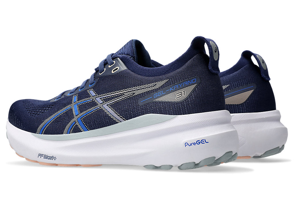 Asics Women's GEL-KAYANO 31 Running Shoes in Indigo Blue/Pure Silver