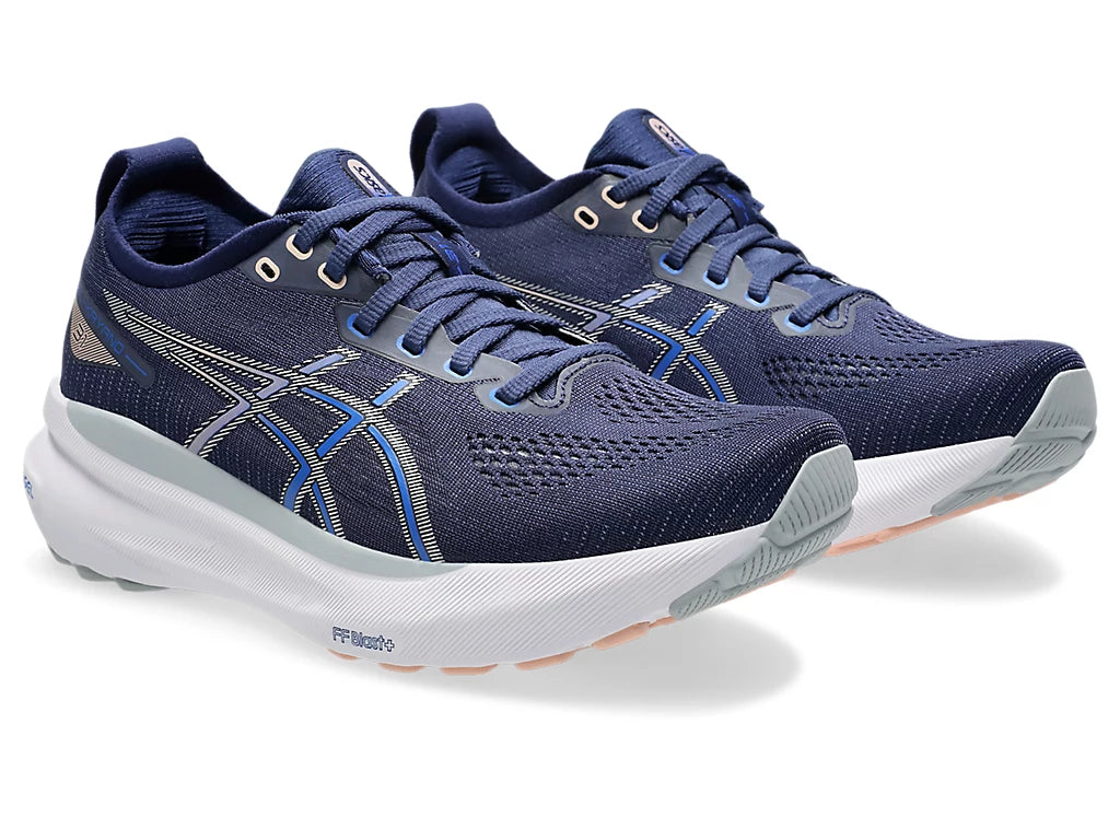 Asics Women's GEL-KAYANO 31 Running Shoes in Indigo Blue/Pure Silver