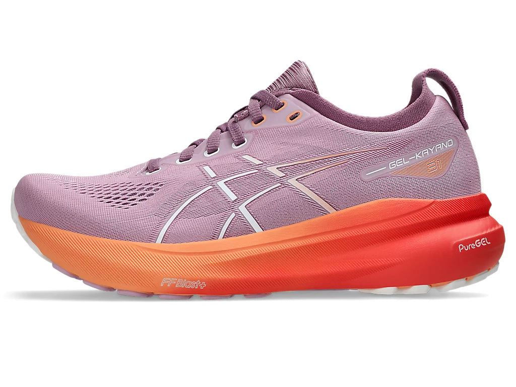 Asics Women's GEL-KAYANO 31 Running Shoes in Light Ube/White