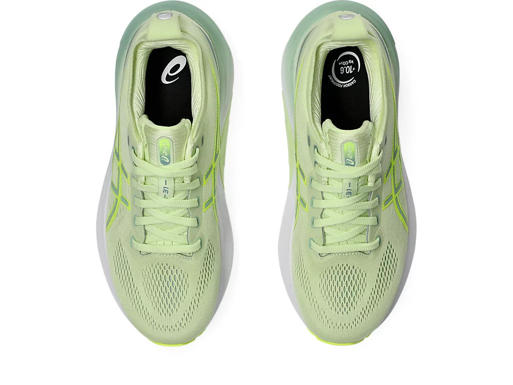 Asics Women's GEL-KAYANO 31 Wide (D) Running Shoes in Cool Matcha/Light Celadon