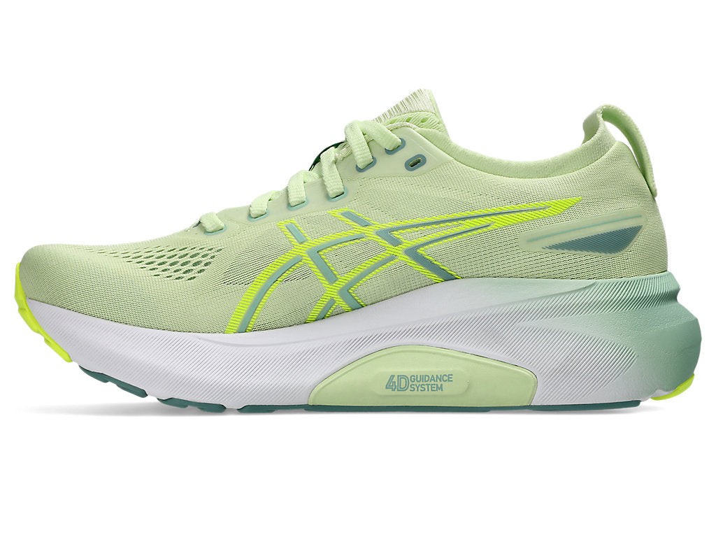 Asics Women's GEL-KAYANO 31 Wide (D) Running Shoes in Cool Matcha/Light Celadon