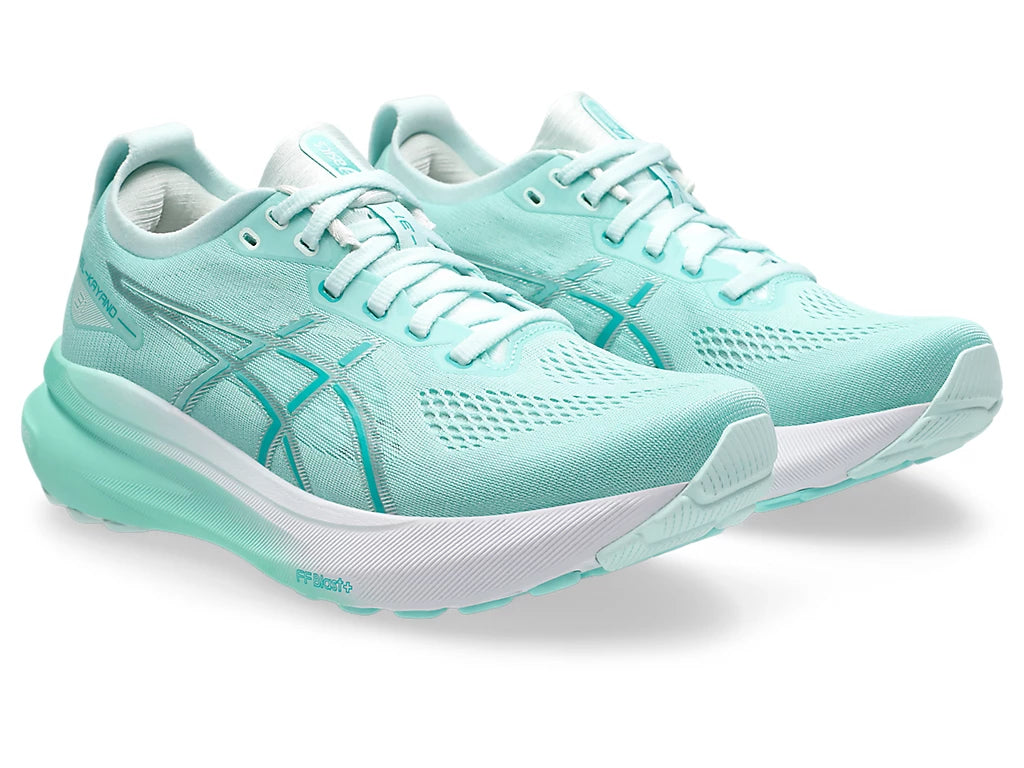 Asics Women's GEL-KAYANO 31 Wide (D) Running Shoes in Illuminate Mint/Pure Silver