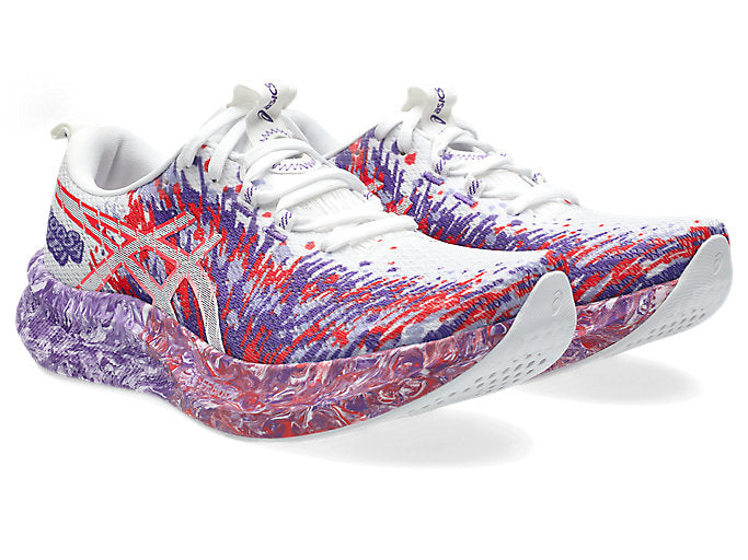 Asics Women`s NOOSA TRI 16 Running Shoes in White/Edo Purple