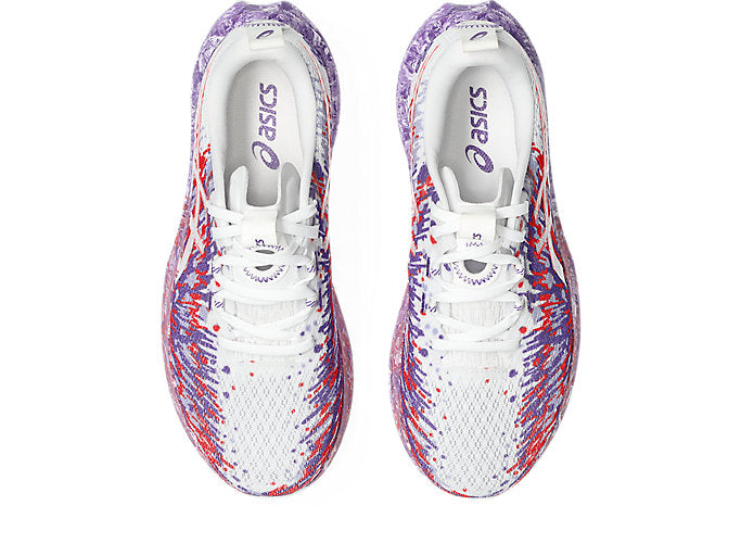 Asics Women`s NOOSA TRI 16 Running Shoes in White/Edo Purple