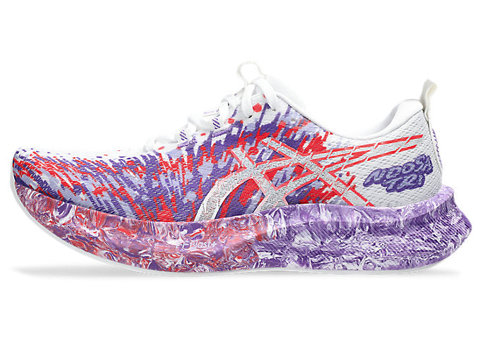 Asics Women`s NOOSA TRI 16 Running Shoes in White/Edo Purple