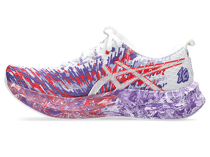 Asics Women`s NOOSA TRI 16 Running Shoes in White/Edo Purple