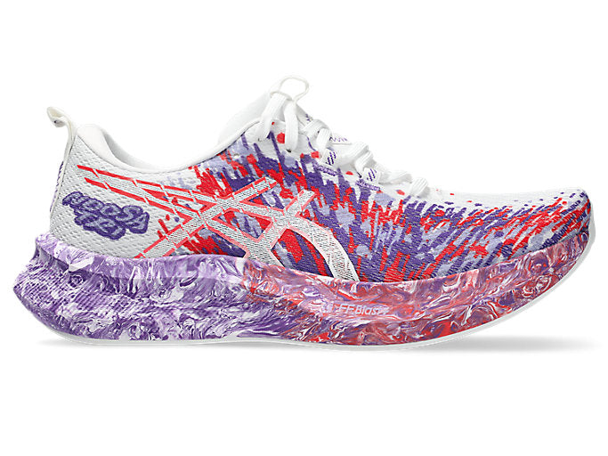 Asics Women`s NOOSA TRI 16 Running Shoes in White/Edo Purple