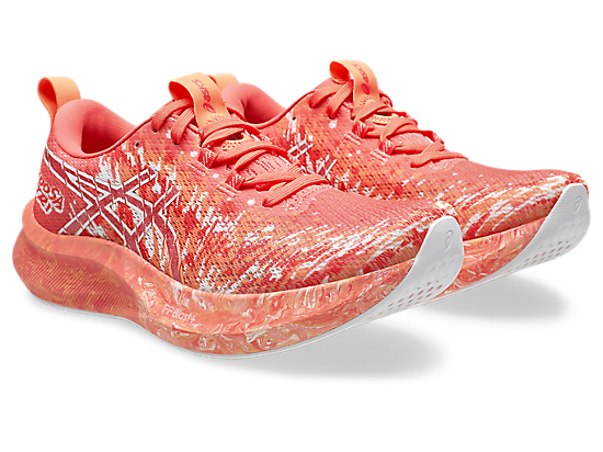 Asics Women`s NOOSA TRI 16 Running Shoes in Papaya/Mojave