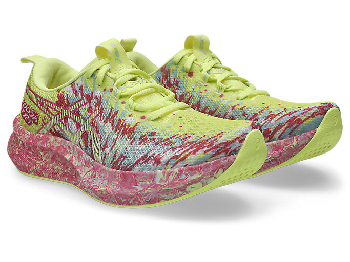 Asics Women`s NOOSA TRI 16 Running Shoes in Lucid Yellow/Bright Rose