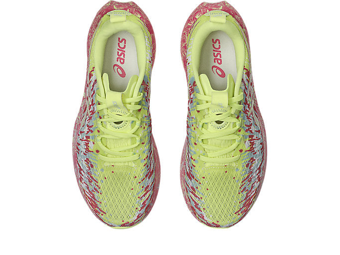 Asics Women`s NOOSA TRI 16 Running Shoes in Lucid Yellow/Bright Rose