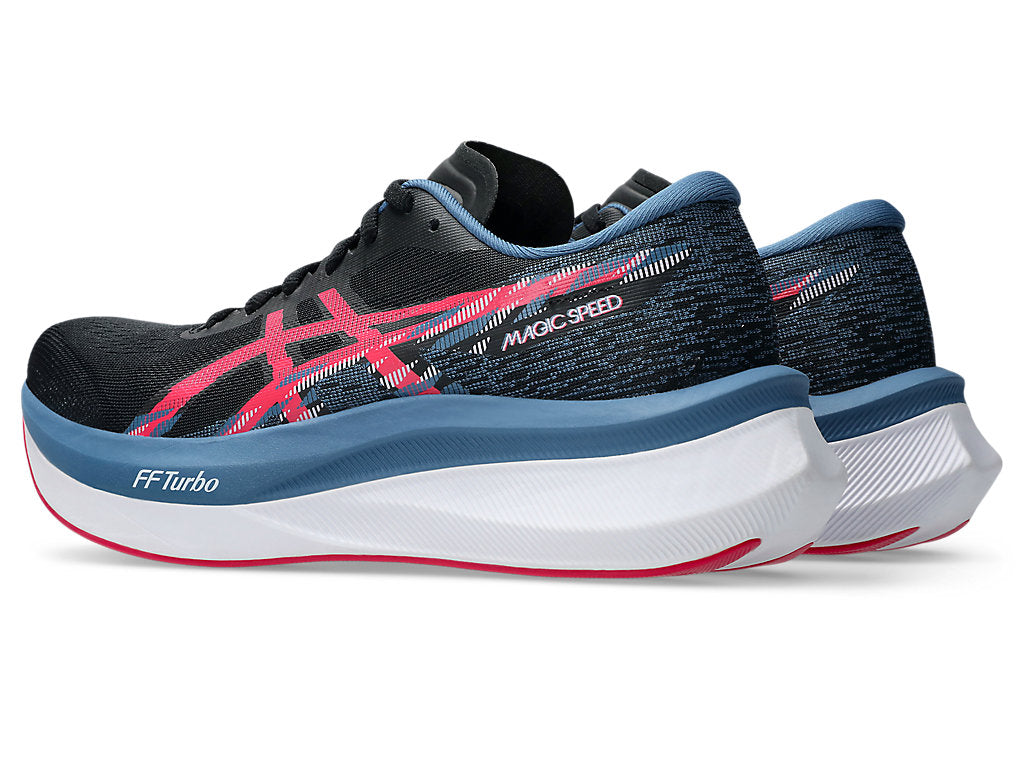 Asics Women's MAGIC SPEED 4 Running Shoes in Black/Winter Sea