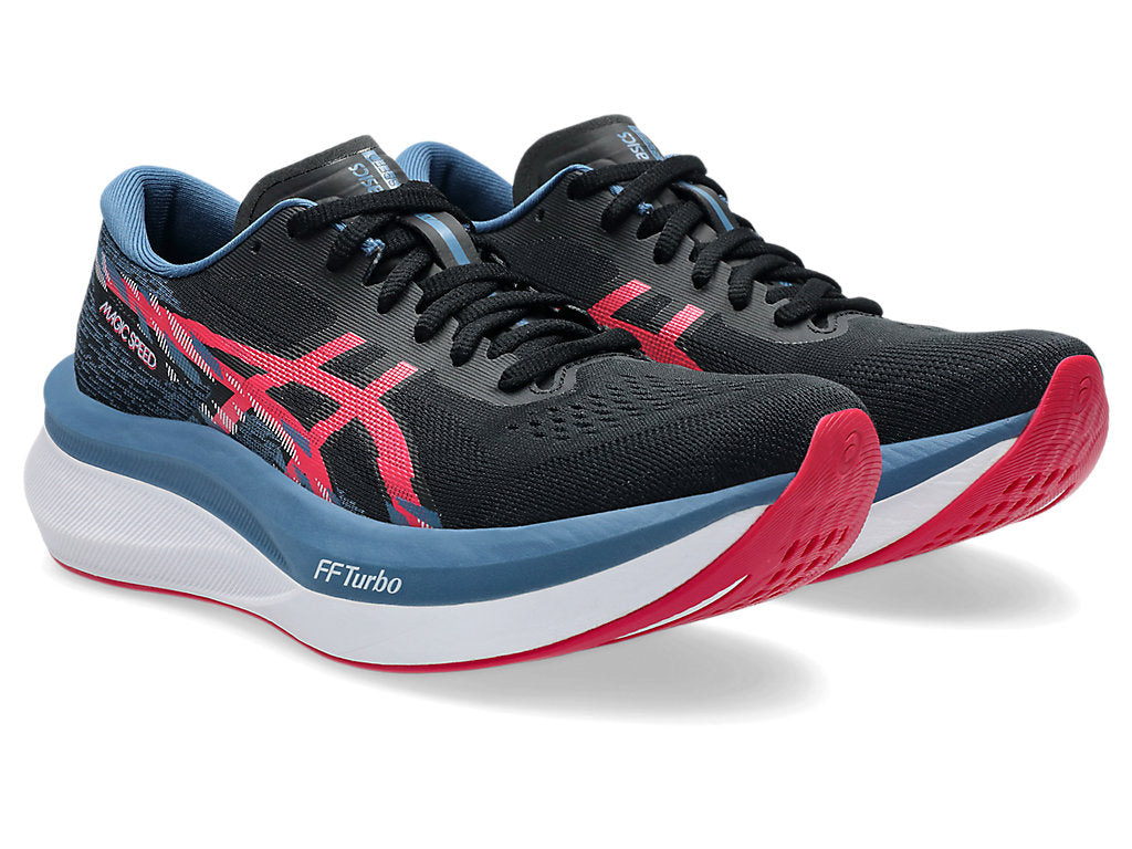 Asics Women's MAGIC SPEED 4 Running Shoes in Black/Winter Sea