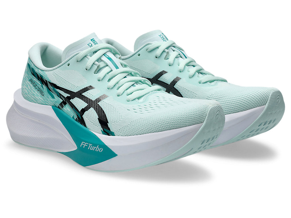 Asics Women's MAGIC SPEED 4 Running Shoes in Soothing Sea/Black