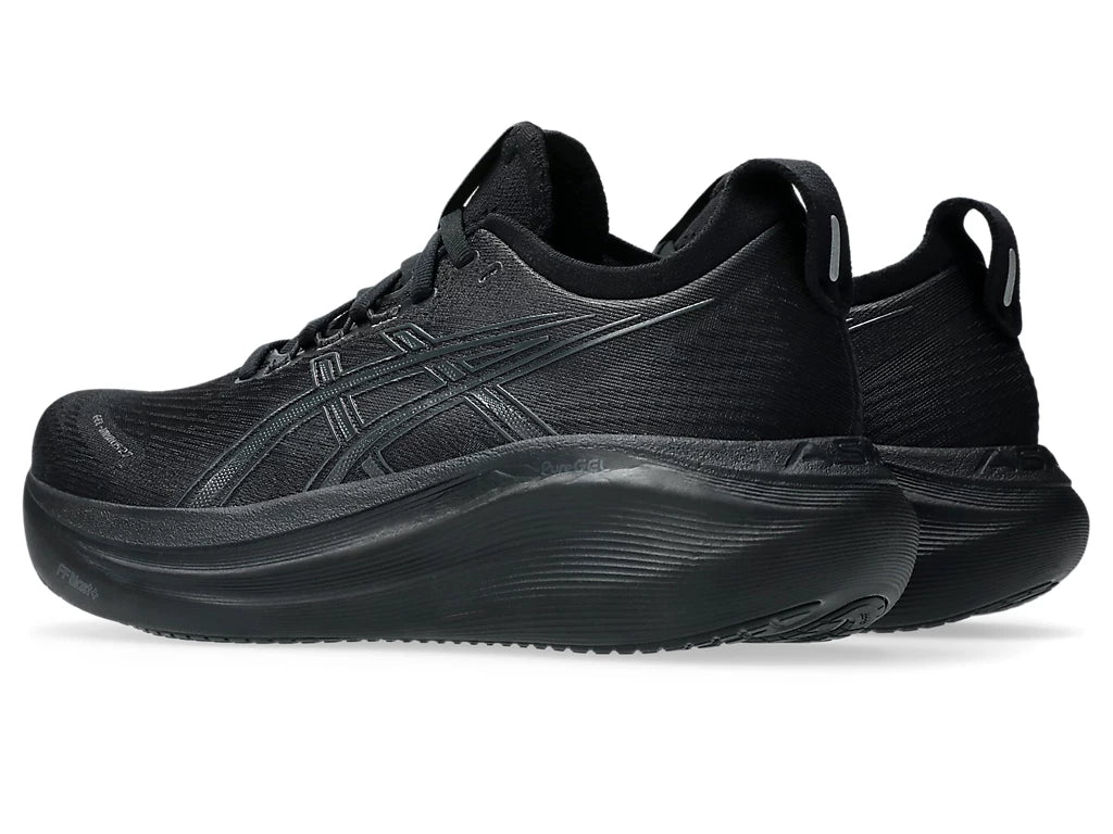 Asics Women's GEL-NIMBUS 27 Running Shoes in Black/Graphite Grey