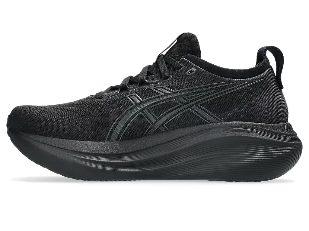 Asics Women's GEL-NIMBUS 27 Running Shoes in Black/Graphite Grey