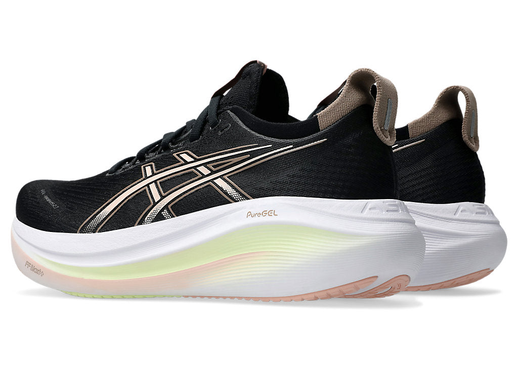 Asics Women's GEL-NIMBUS 27 Running in Black/Breeze