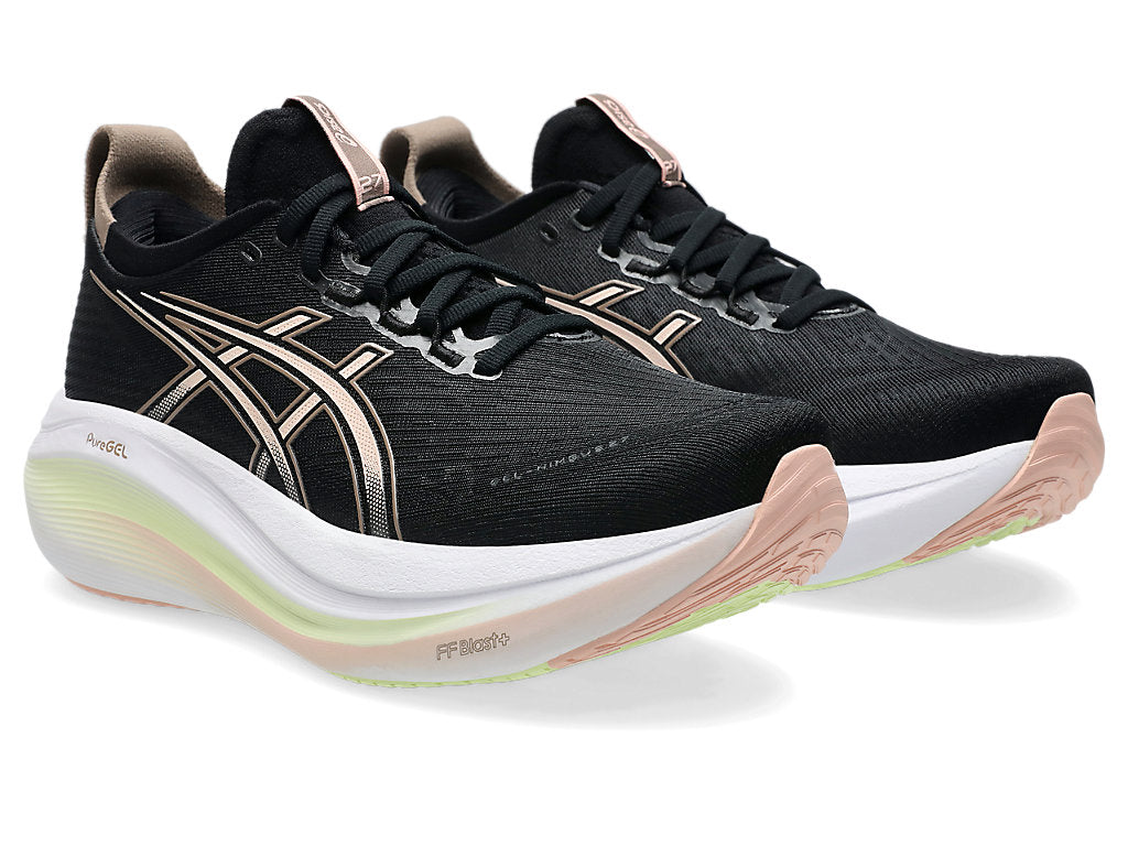 Asics Women's GEL-NIMBUS 27 Running in Black/Breeze