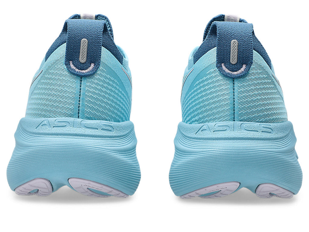 Asics Women's GEL-NIMBUS 27 Running Shoes in Stillwater/Cream