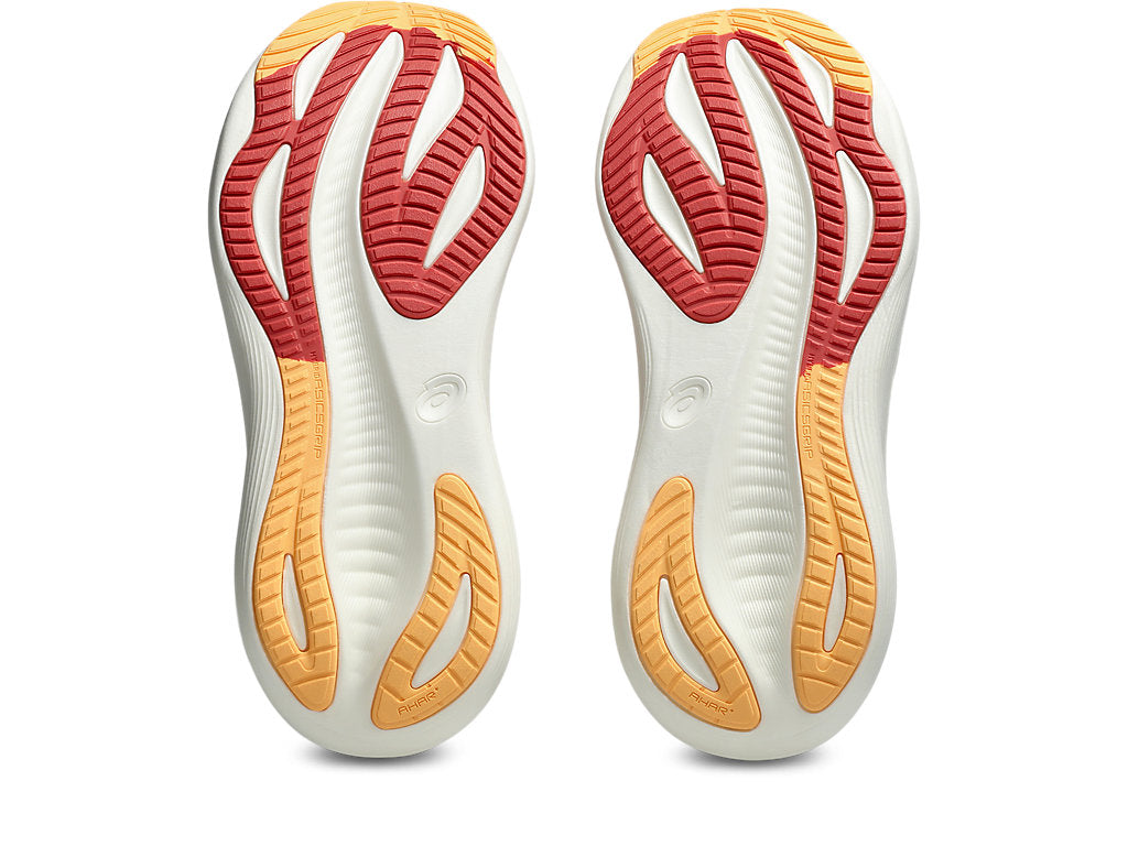 Asics Women's GEL-NIMBUS 27 Running Shoes in Dark Pink Clay/Orange Glow