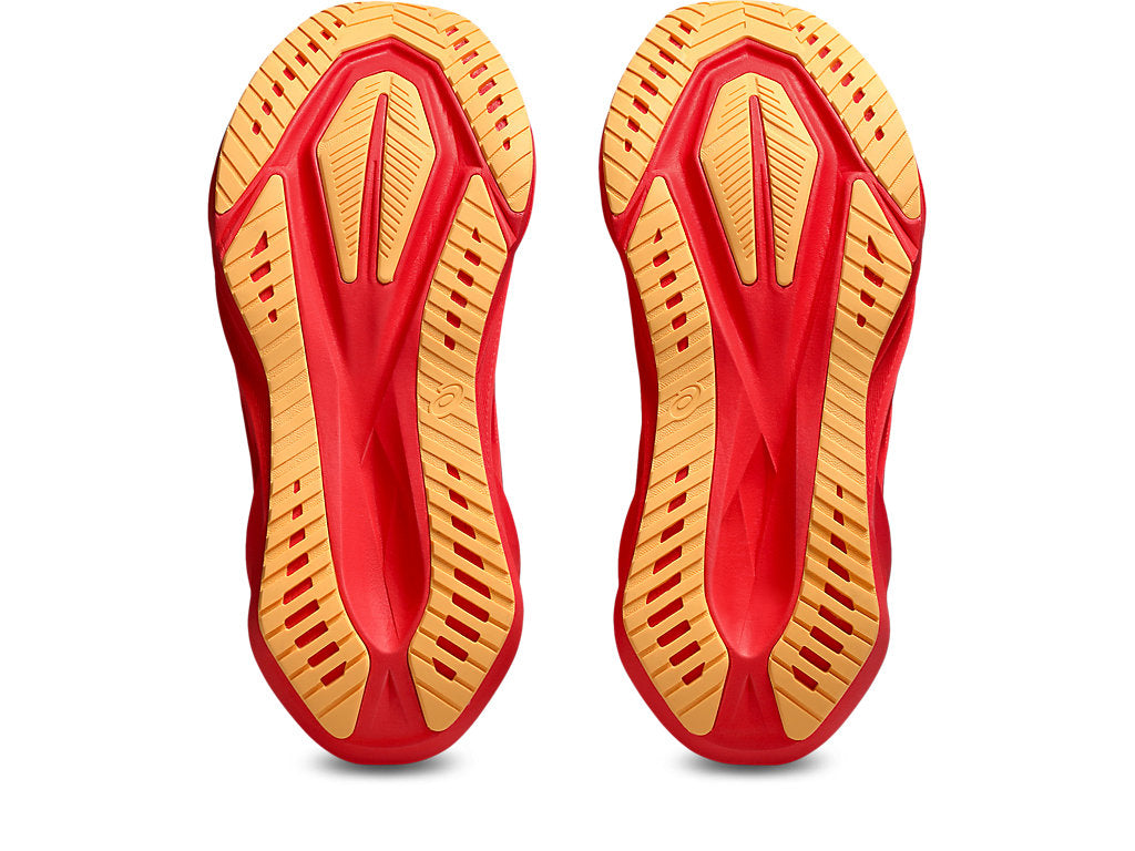 Asics Women's NOVABLAST 5 Running Shoes in Flash Red/Edo Purple