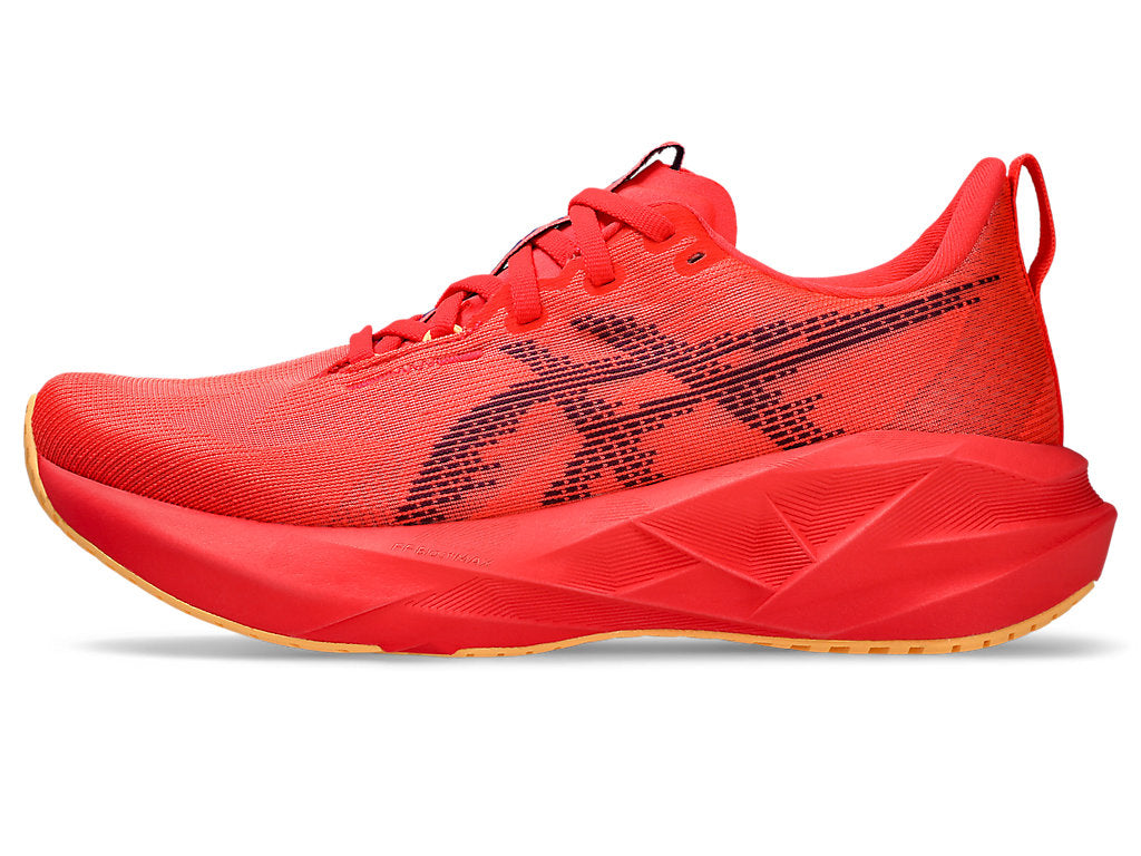 Asics Women's NOVABLAST 5 Running Shoes in Flash Red/Edo Purple