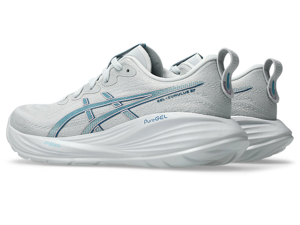 Asics Women's GEL-CUMULUS 27 Running Shoes in Concrete/Winter Sea