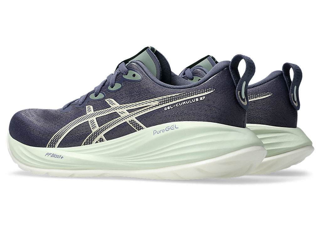 Asics Women's GEL-CUMULUS 27 Running Shoes in Indigo Fog/Cream