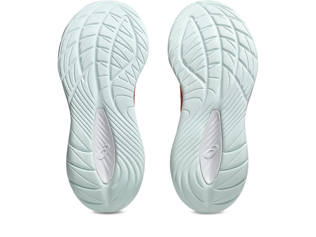 Asics Women's GEL-CUMULUS 27 Running Shoes in Dark Pink Clay/Cream