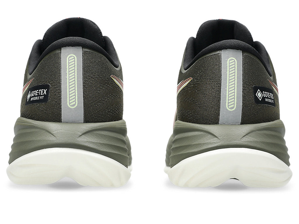 Asics Women's GEL-CUMULUS 27 GTX Running Shoes in Brown Stone/Dark Pink Clay