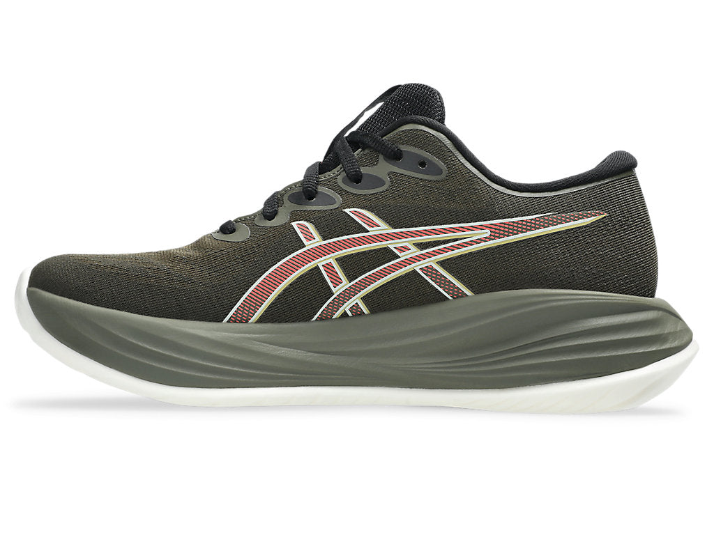 Asics Women's GEL-CUMULUS 27 GTX Running Shoes in Brown Stone/Dark Pink Clay
