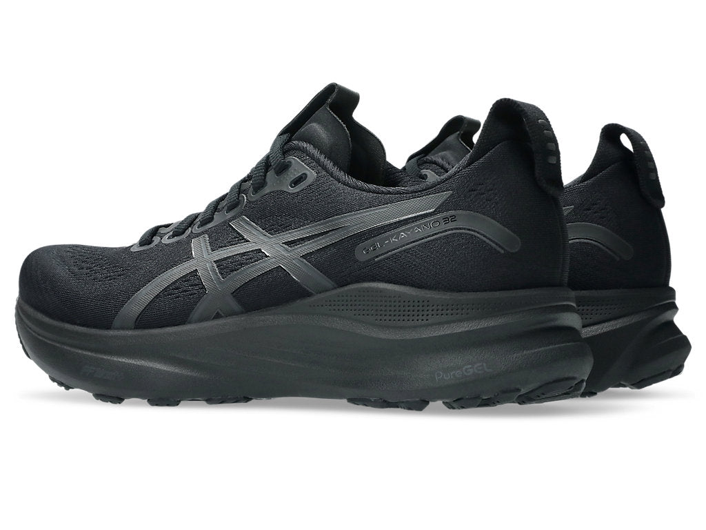 Asics Women's GEL-KAYANO 32 Running Shoes in Black/Graphite Grey