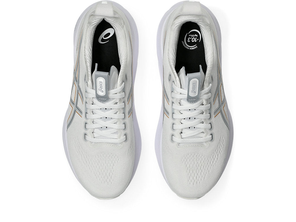 Asics Women's GEL-KAYANO 32 Running Shoes in White/Champagne